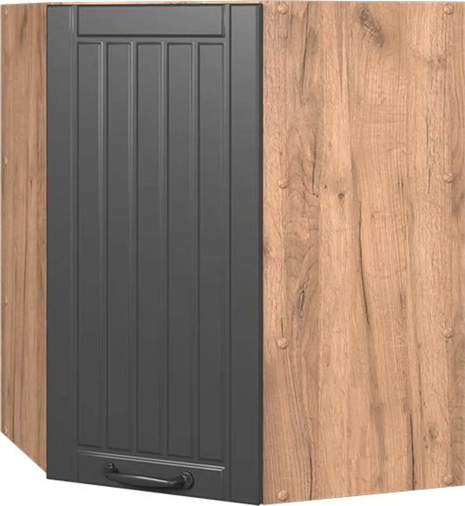 Cucina da Sogno con Vicco Fame-Line: Mobile Angolare 57 cm Grigio