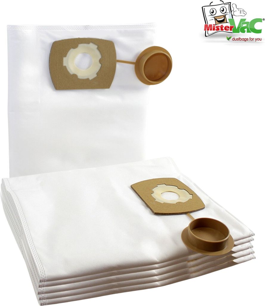 MisterVac Staubsaugerbeutel 10 Stück kompatibel mit Kärcher Prof.Kärcher SE 4001