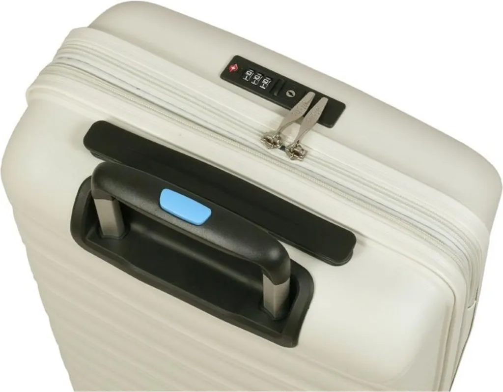Valise cabine Dielle 10050BI rigide avec 4 roues multidirectionnelles