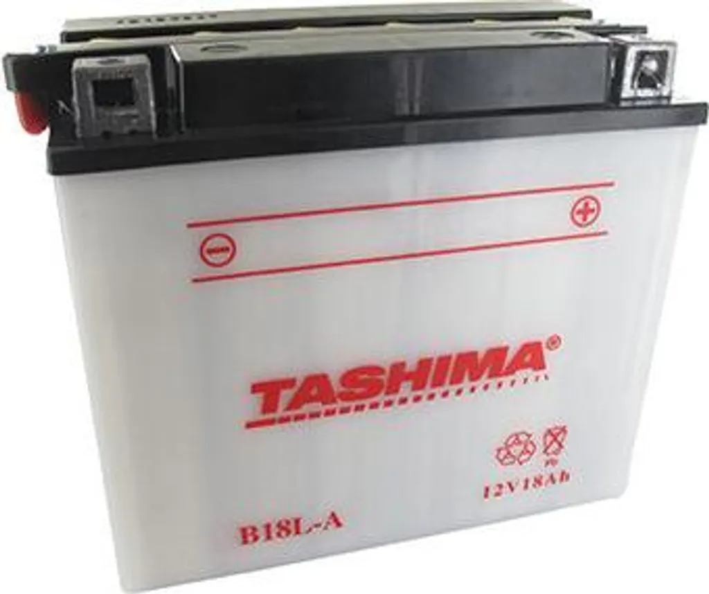 Batterie de moto 12V 18Ah au plomb Tashima pour grand tourisme