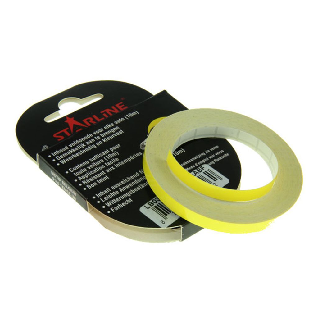 Felgenrandaufkleber 6 mm x 10 m gelb aufkleber jedes auto motorrad fahrrad rim stickers felgenaufkleber