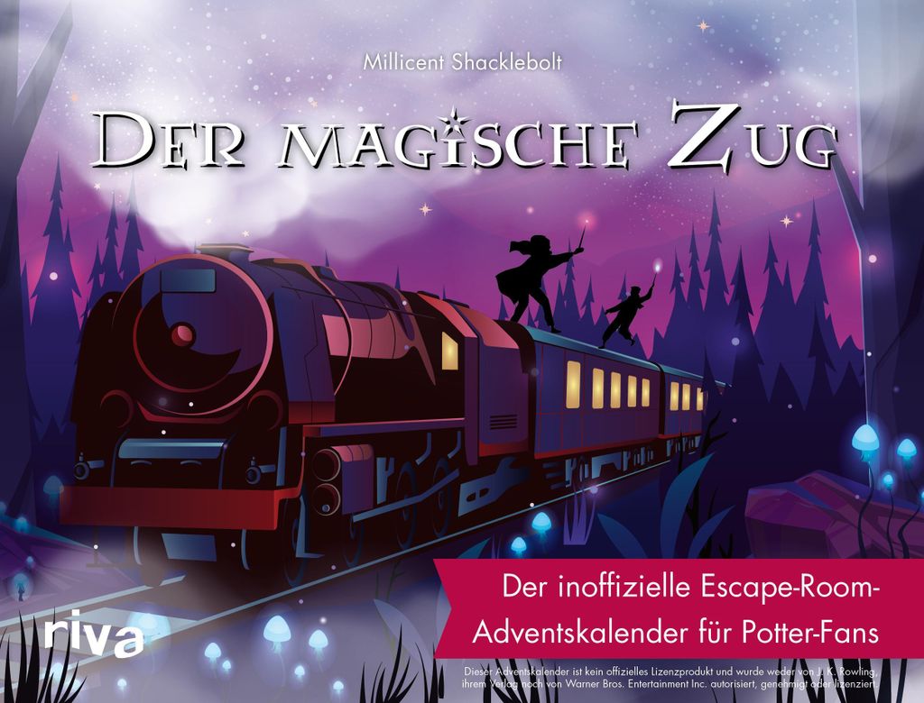 Harry Potter Adventskalender: Der magische Zug Escape-Room mit Seiten zum Aufschneiden
