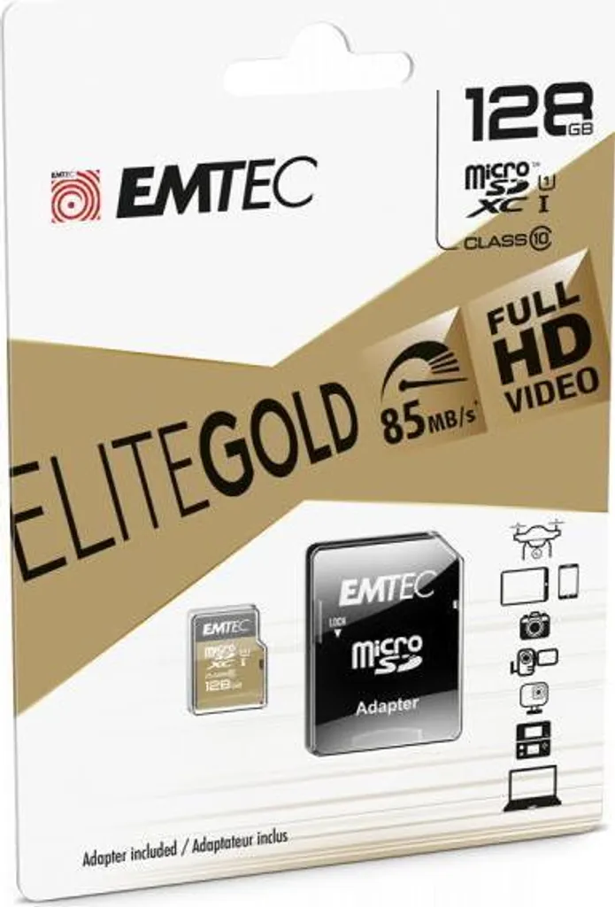Carte Micro SD 256 Go Emtec pour résoudre la mémoire saturée