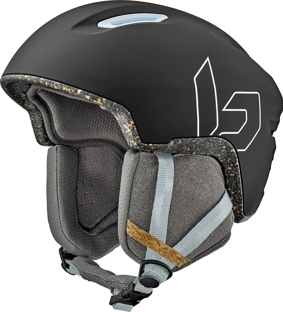 BOLLÉ Casque Ski Eco Atmos Léger et Ventilé Noir Taille S 52-55 cm