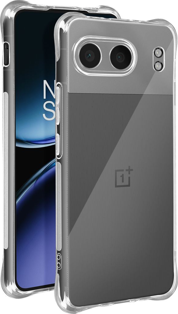 Avizar, Bumper-Hülle für OnePlus Nord 4 stoßfeste Ecken, Transparent