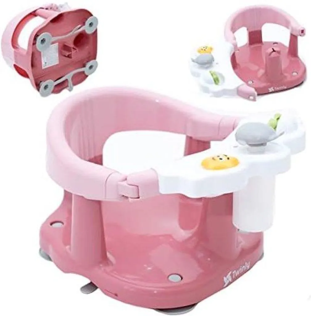 Anneau de Bain Babibasis avec Coussin Confort et 4 Grandes Poignées