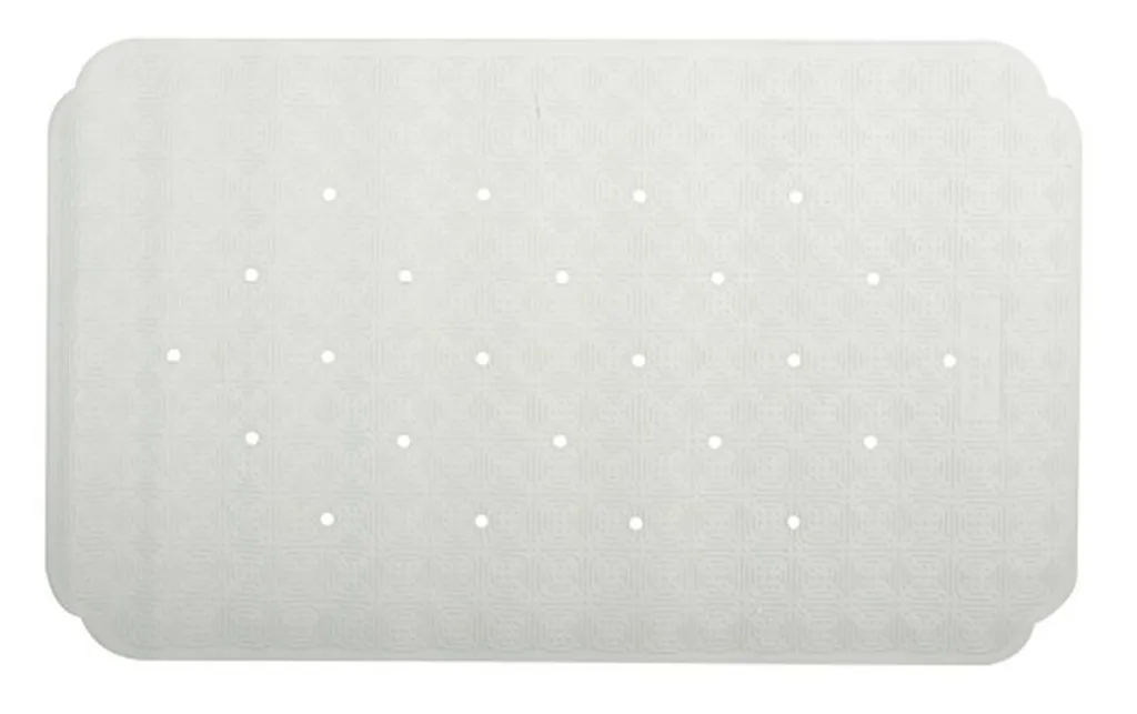 Spirella Ruby Tapis de Douche 53x53 cm en Caoutchouc Naturel Blanc