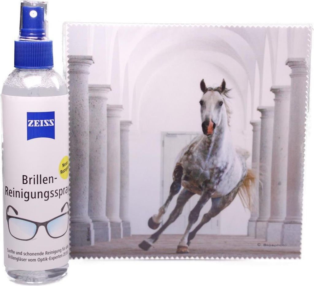 Mikrofasertuch "Grauschimmel im Galopp" Größe 18,5*18,5 cm von La Kelnet