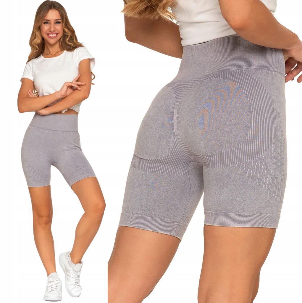 Pantalones ajustados cortos para mujer, estilo biker, Imagen del producto 