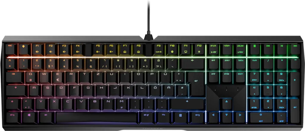 Clavier Cherry MX-Board 3.0 S Noir Rétroéclairé avec Frappe Fluide
