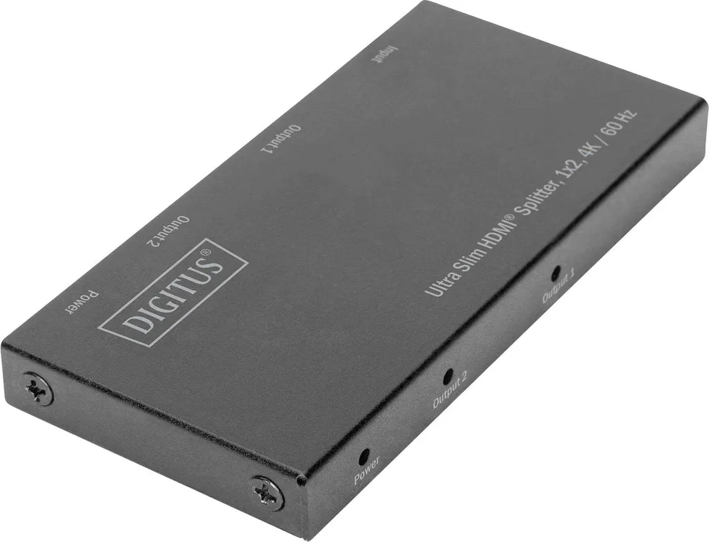 Doubleur de signal HDMI pour 2 écrans - Splitter 4K 60Hz HDR DIGITUS