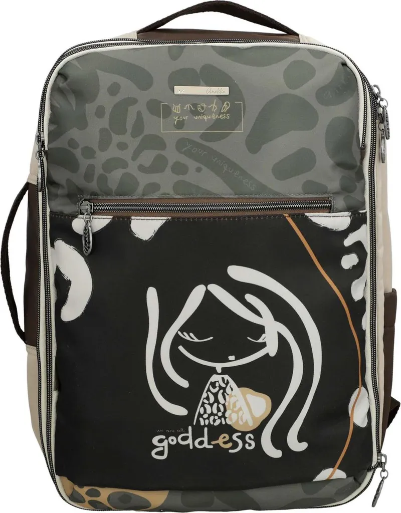 Anekke zaino per il tempo libero zaino con scomparto per laptop Sophia Gaia Travel Backpack Multicolor multicolore