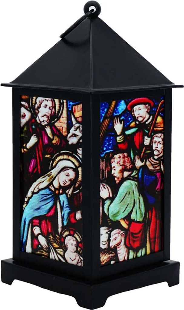 abc HOME | Laterne mit Krippenszene | Weihnachten | LED | Produktbild 