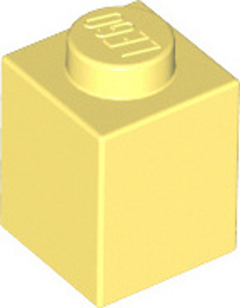 1 Stück LEGO, Teil Nr. 3005 in Helles Hellgelb (Bright Light Yellow)