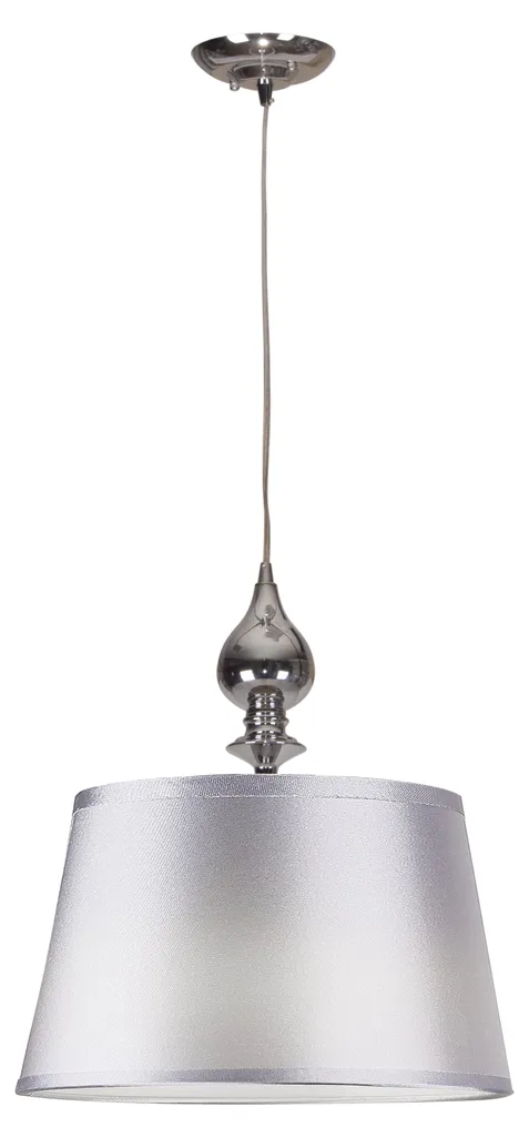 Suspension moderne PRIMA 1xE27 60W Luminaire Chromé Argenté Design