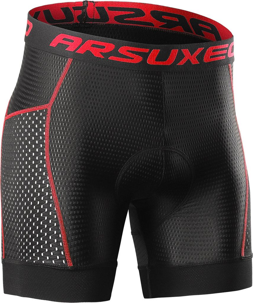 Lixada Radlerhose Herren mit Sitzpolster 5D Gepolsterte Produktbild 6