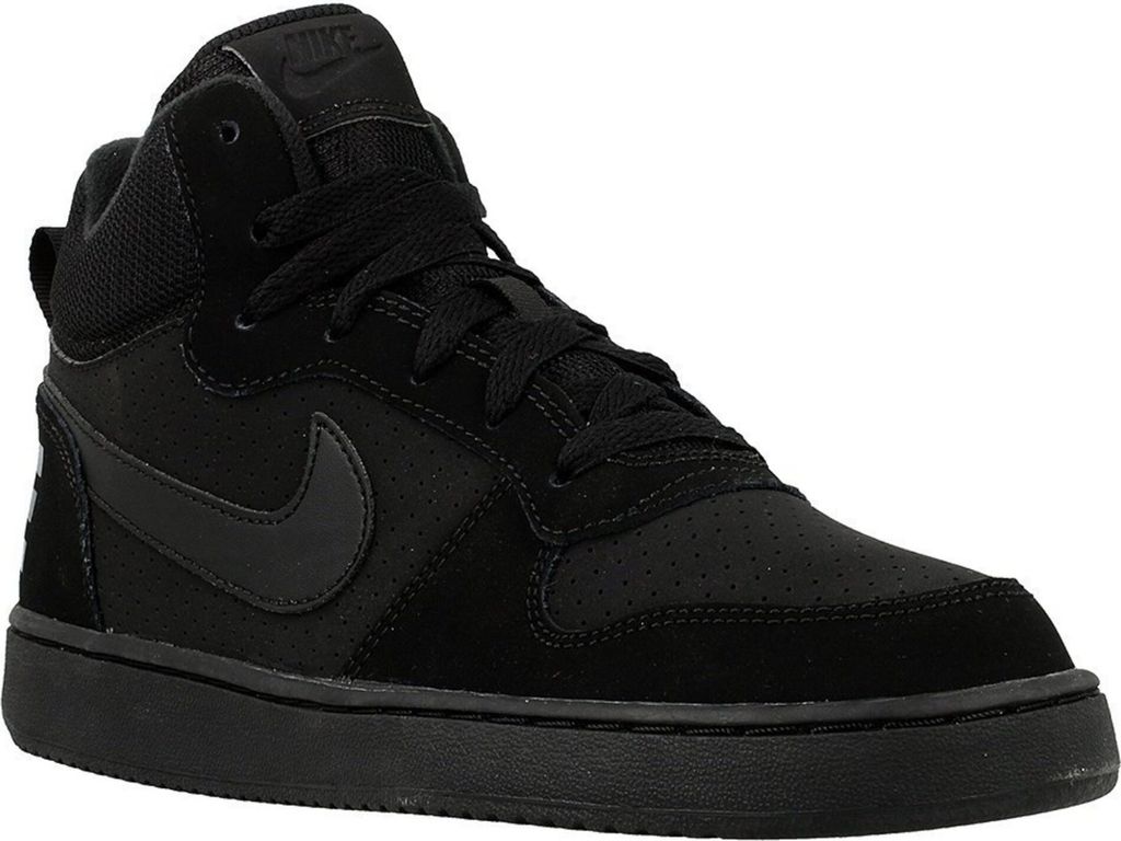 Nike Court Borough Mid (GS) 839977001 (38.5/black-black)
