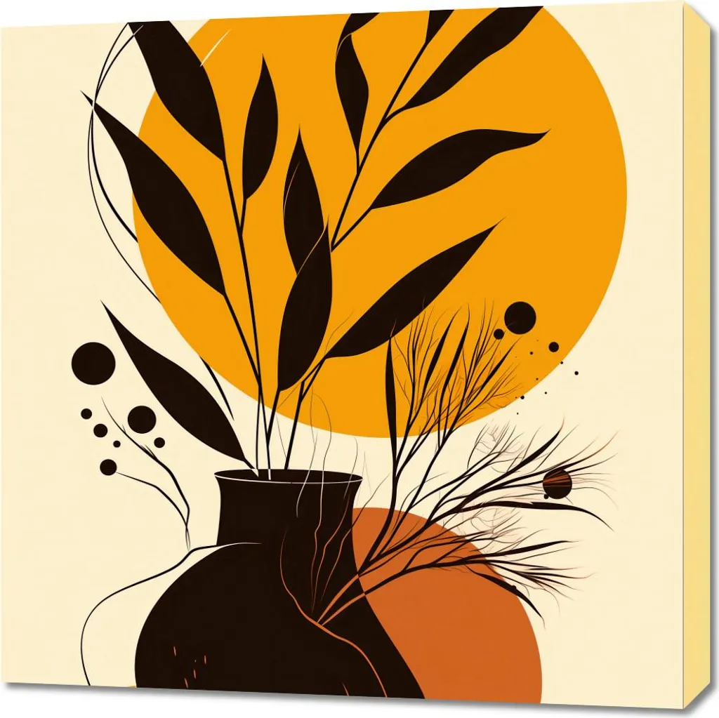 Image Champs de la chaîne dorée 70x70 cm - Finition Premium Dorée