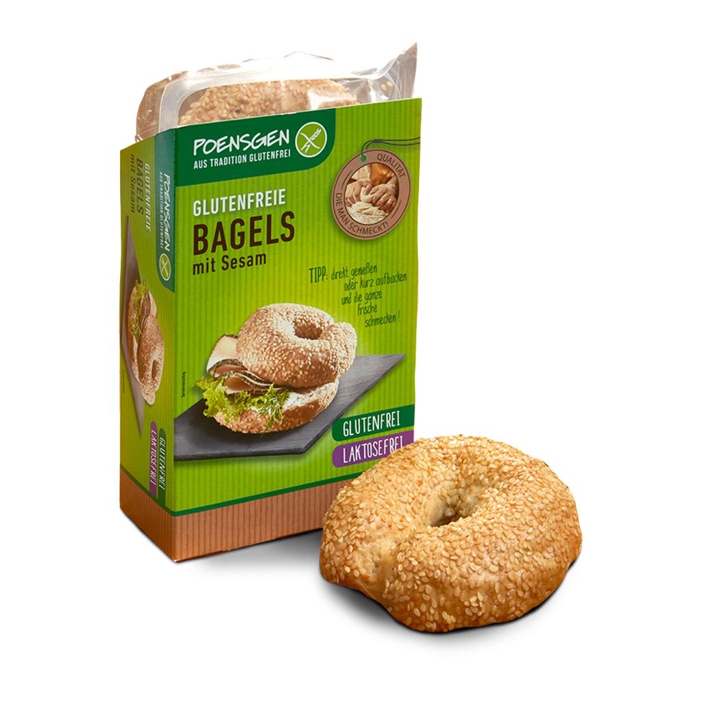 Bagels mit Sesamsaat Glutenfrei 150g Produktbild 