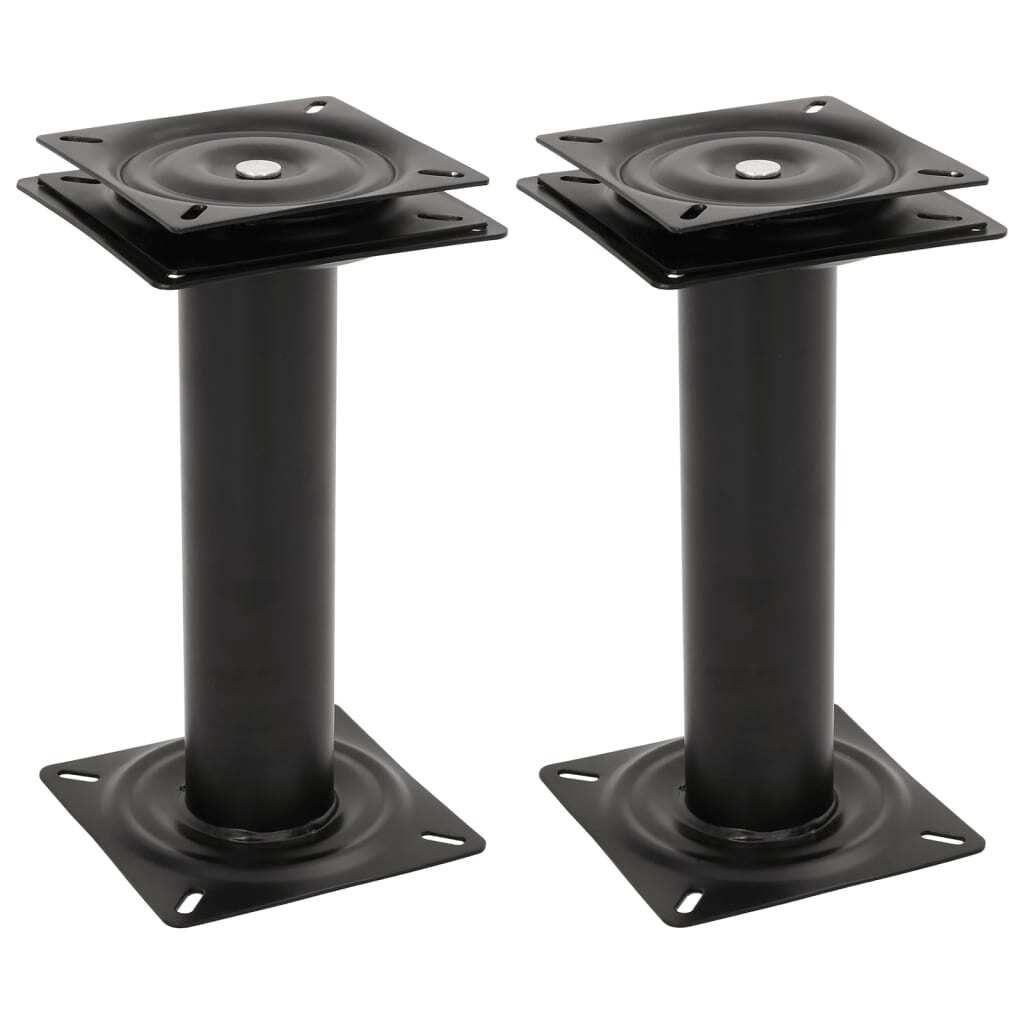 Bootssitz-Podeste 2 Stk. 360° Drehbar Stahl