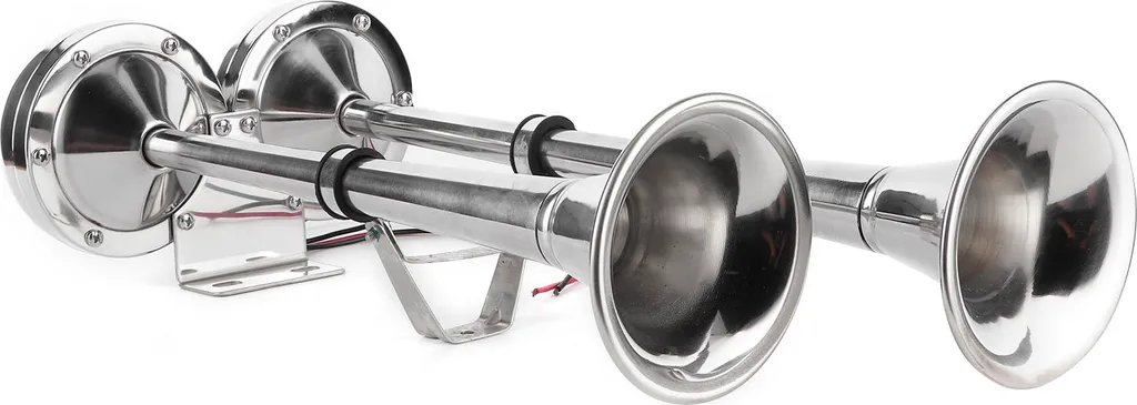Avertisseur de bateau inox 12V 125dB : klaxon puissant contre la brume
