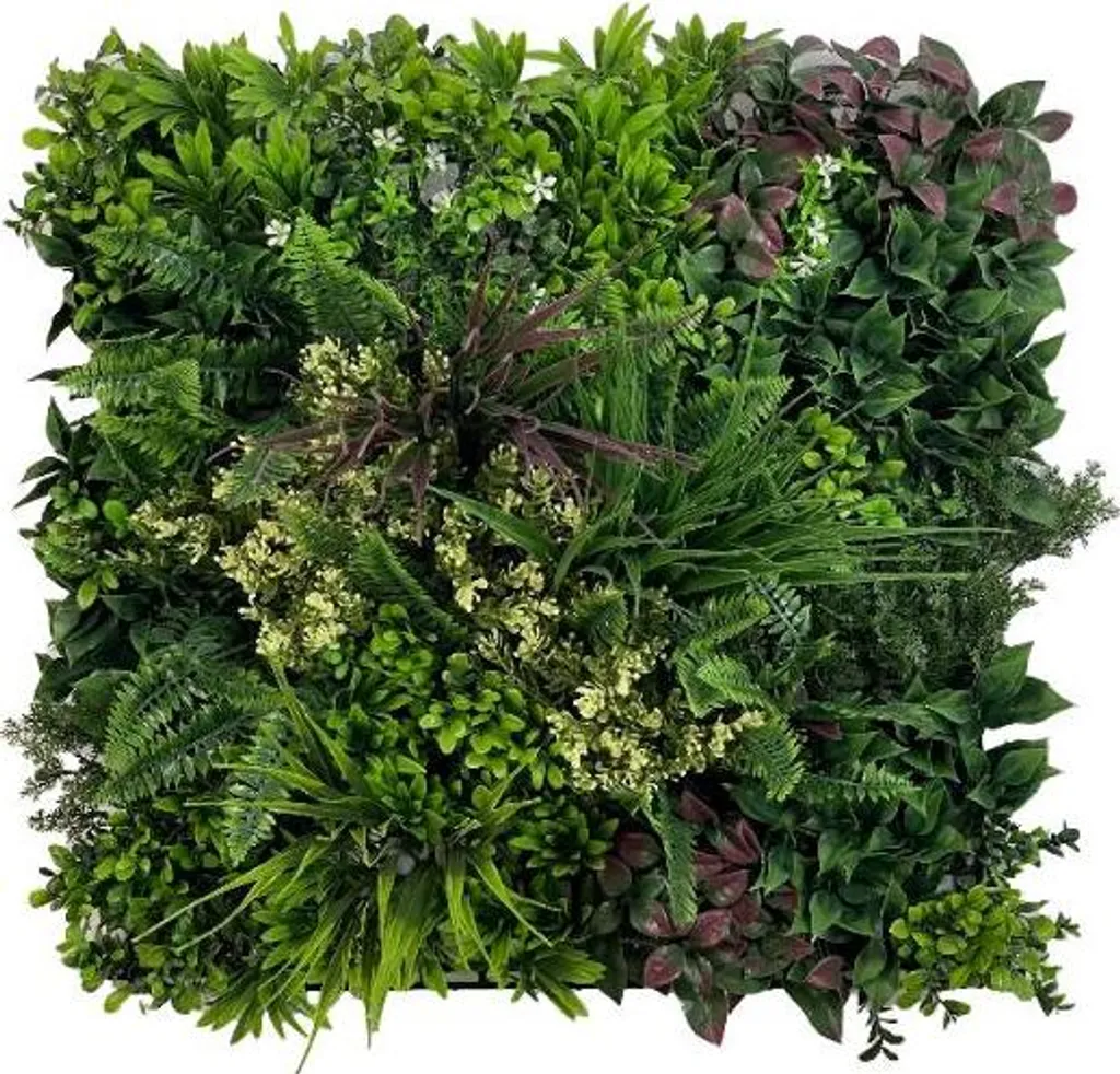 Mur végétal artificiel 50x50cm anti-UV Weingarten C haute densité pro