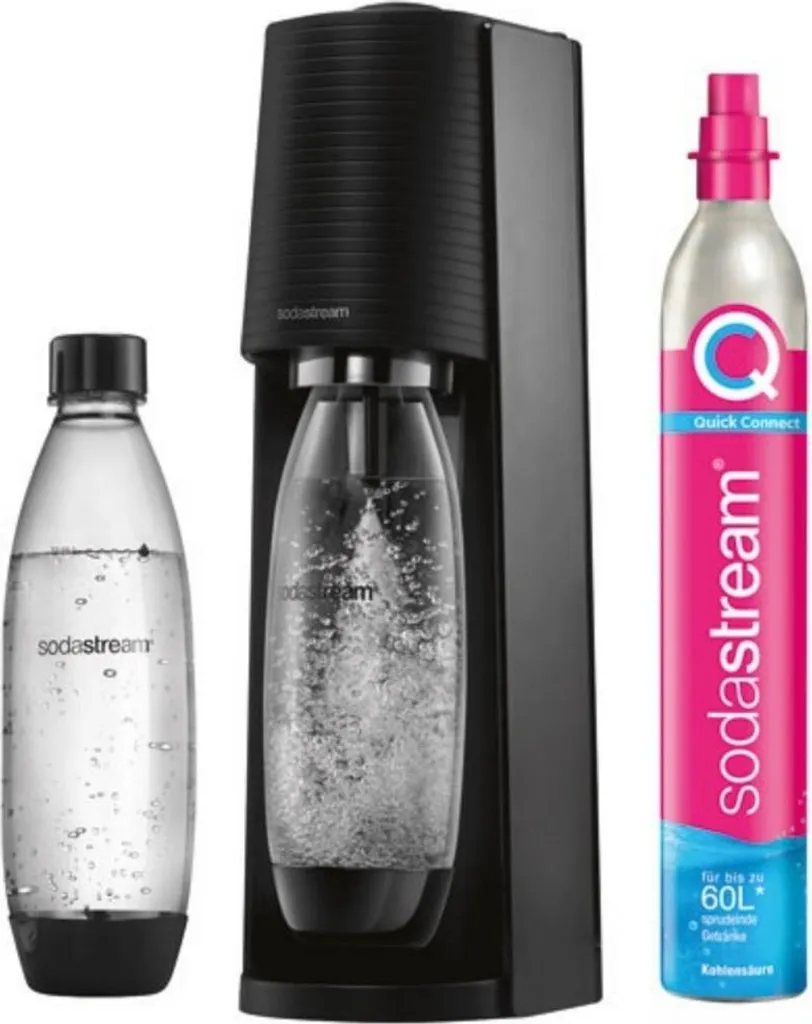 Gasatore Sodastream Spirit 1012812333 Nero - Kit Completo Bollicine