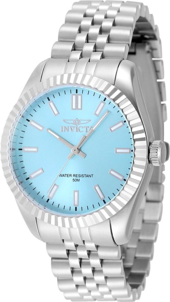 Invicta Specialty 48907 Damen Uhr - Quartz Bewegung - Edelstahl mit Blauem Zifferblatt - 36 mm