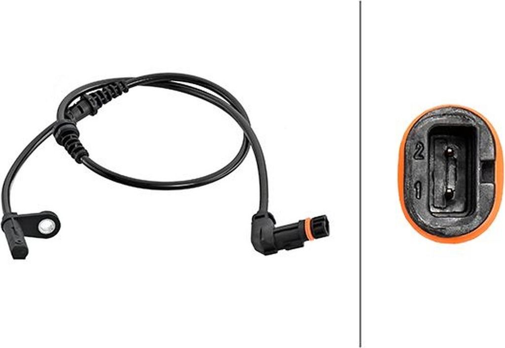 HELLA ABS Sensor Raddrehzahl Vorne passend für Produktbild 