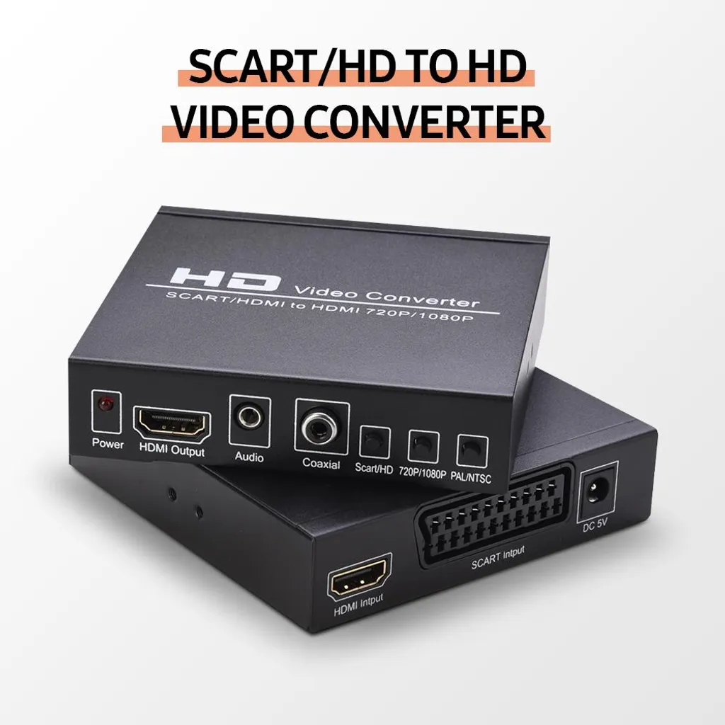 Adaptateur Péritel vers HD - Convertisseur Vidéo pour TV et Écran Moderne