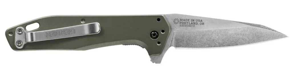 Couteau Pliant Gerber Fastball Warncliff Vert 1028494 Sans Friction