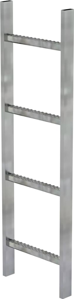 MUNK Schachtleiter Stahl verzinkt 300mm breit 4 Sprossen Produktbild 