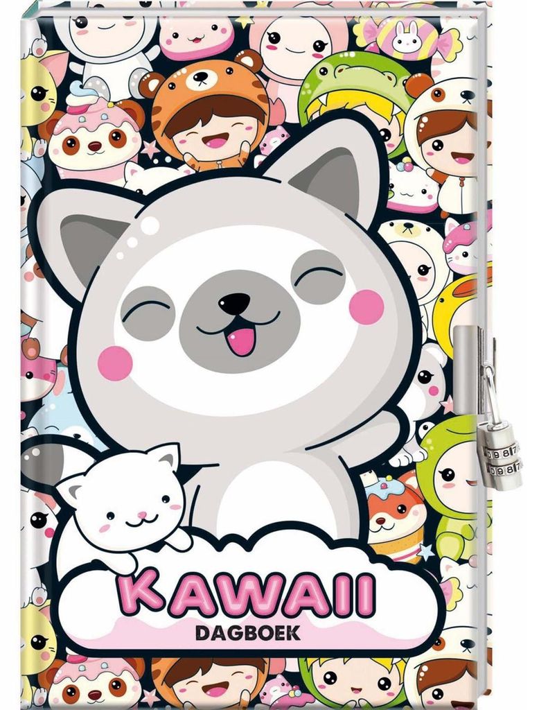 Bilderbuch-Tagebuch mit Schloss – Kawaii