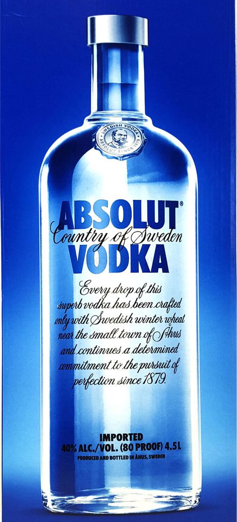 Absolut Wodka 4.5L (40% Vol) Produktbild 
