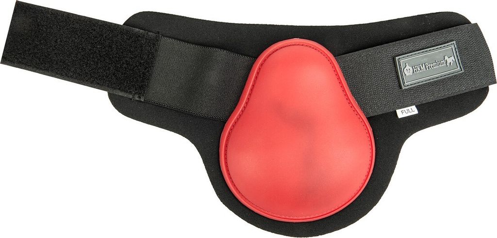 Streichkappen -HKM Premium- für Hinterbeine, Farbe:schwarz/schwarz, Groesse:Pony