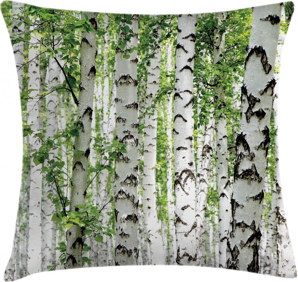 ABAKUHAUS Wald Kissenbezug, Wildlife Natur Sommer, Waschbar mit Reißverschluss Kissenhülle mit Farbfesten Klaren Farben Beidseitiger Druck, 40 x ...