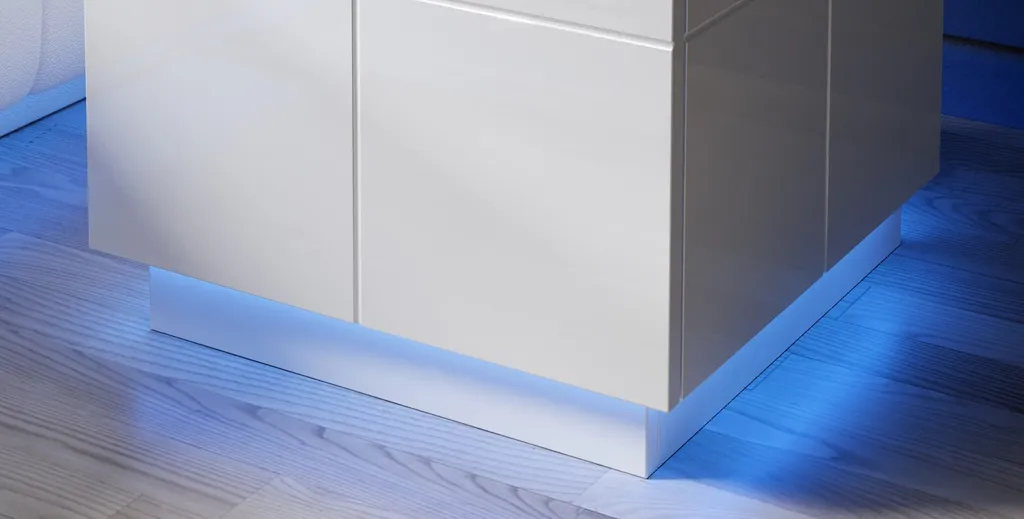 Table de Chevet Bleu Clair Cama REJA Robuste pour Optimiser Votre Espace