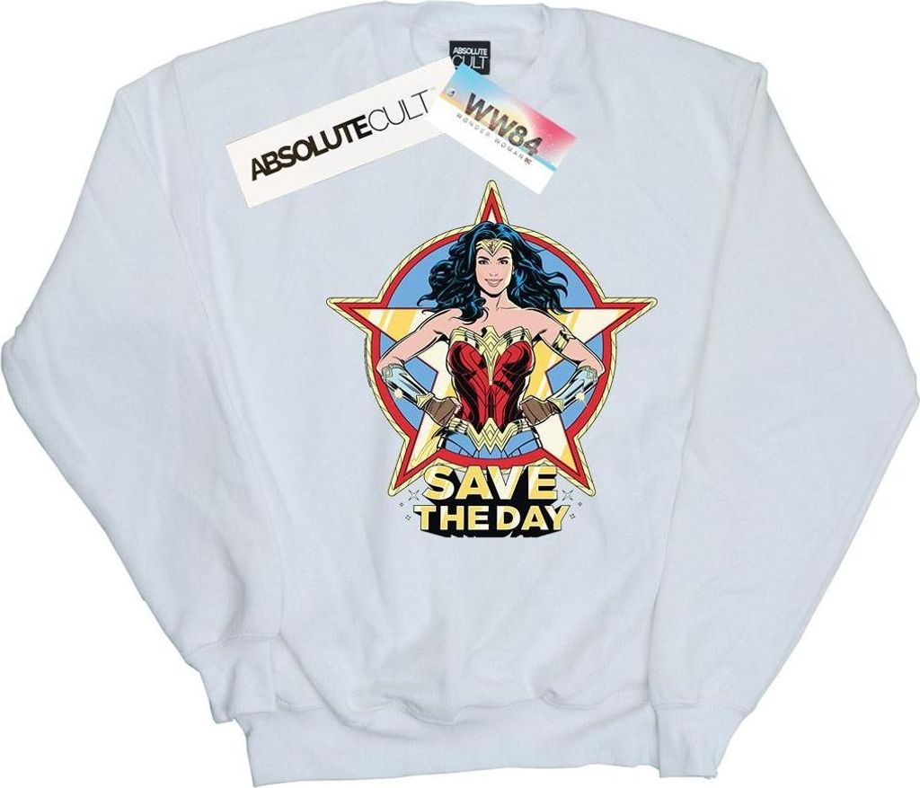 DC Comics - "84" Sweatshirt für Herren BI50599 (M) (Weiß)