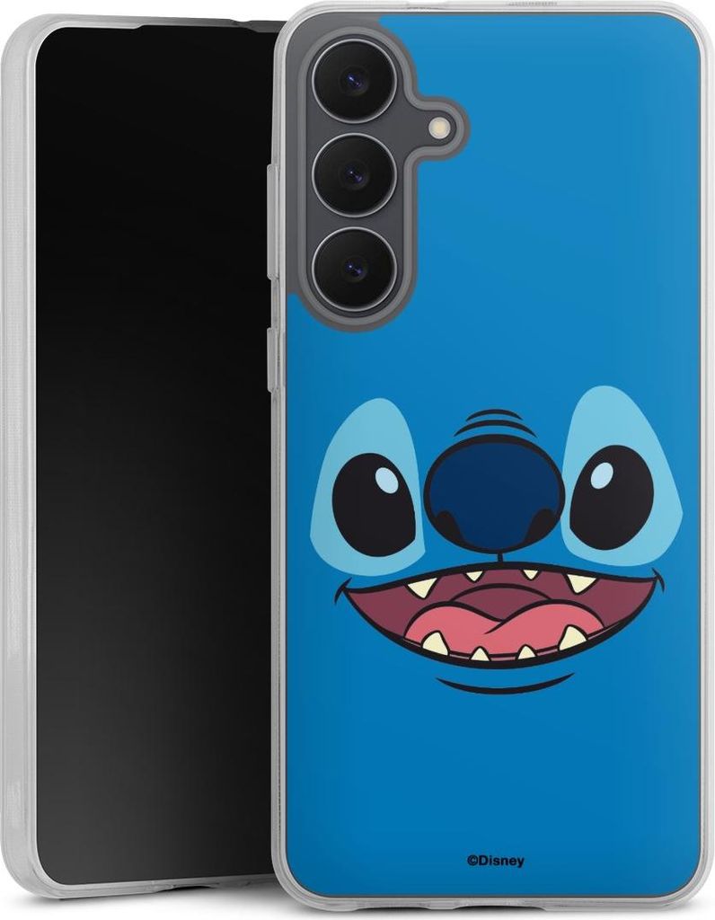 DeinDesign Handyhülle für Samsung Galaxy S25 FE Silikon Hülle Case Smartphone Schutzhülle Disney Offizielles Lizenzprodukt Lilo & Stitch