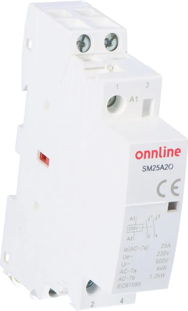 Contacteur jour nuit 25A pour chauffe-eau et chauffage électrique 230V