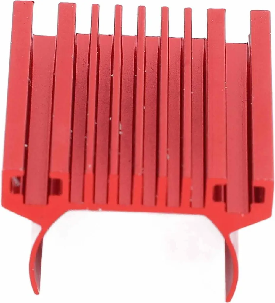 Dissipatore Calore Motore 180 RC Lega Alluminio Rosso 20mm Upgrade 1/18