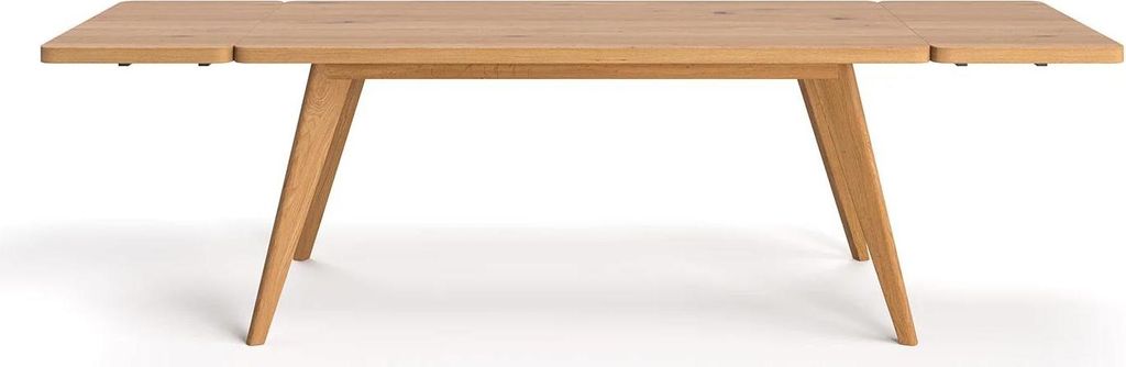 Grace-Ausziehtisch, 160x90 cm + Tischverlängerung 1x50 cm, Eiche, Skandinavisch