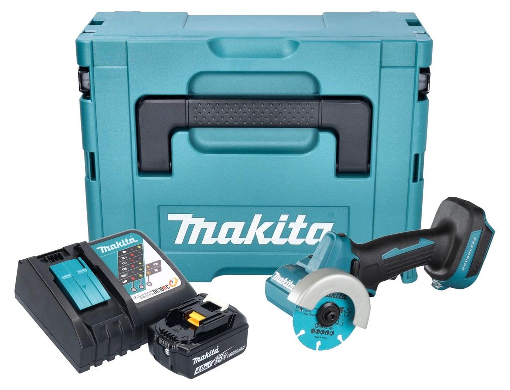 Makita DMC 300 RM1J akumulatorowa szlifierka kątowa 18 V 76 Zdjęcie produktu 