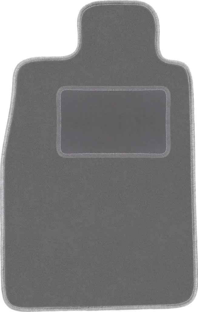 Tappetino conducente in velluto grafite compatibile con Citroen XM (1989-2000, break, station wagon, berlina, hatchback, liftback) – con fissaggi – su misura