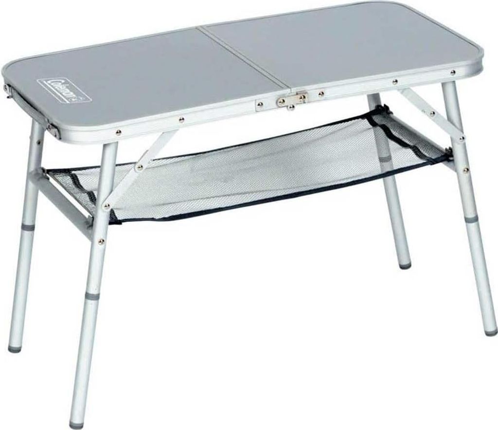 Campingtafel Mini Camp Table Coleman 204395 - 80 x 40 x 31,5/55 cm - silber
