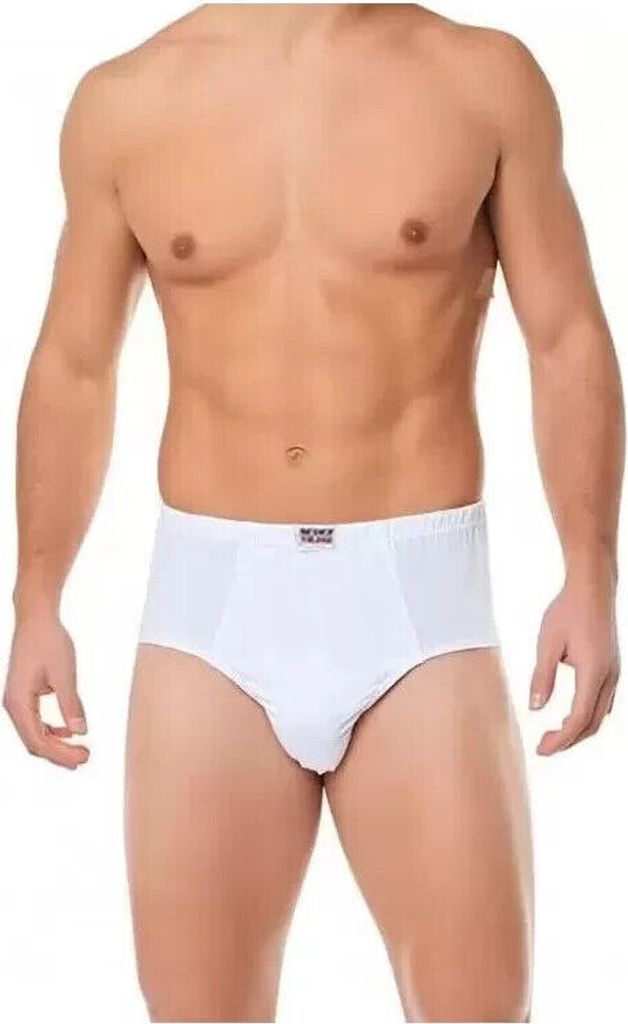 8 Pack Herren Unterhosen Slips Weiß L-6 Größe %100 Produktbild 