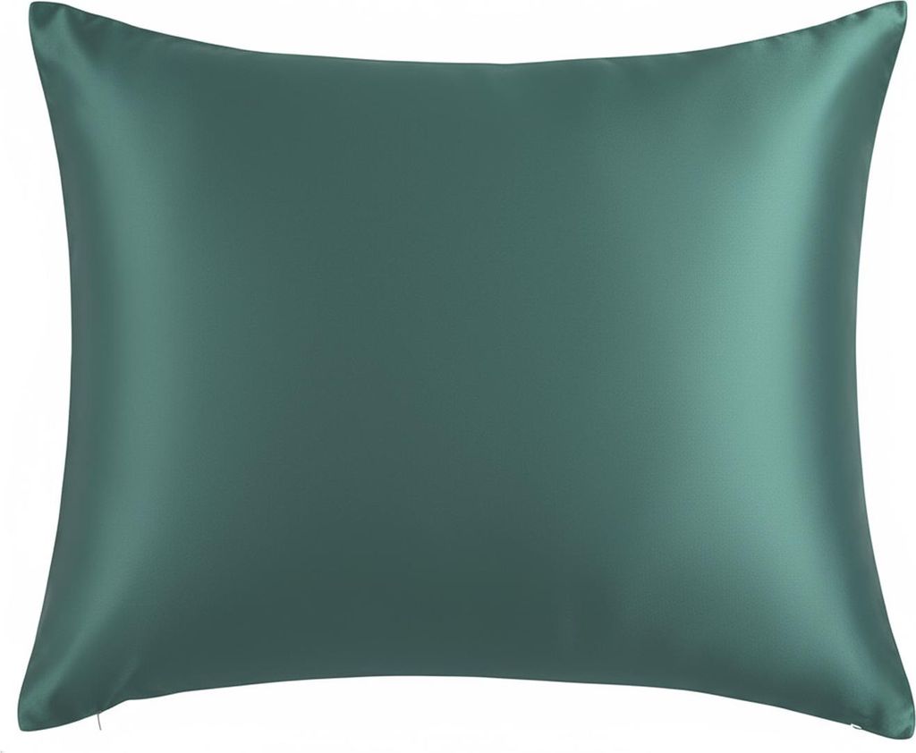 Poszewka jedwabna 70x80 cm w kolorze szałwia - luksus dla Zdjęcie produktu 