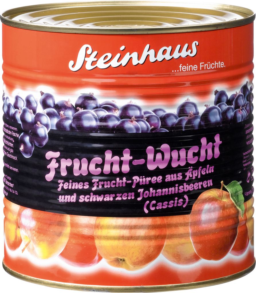 Steinhaus Frucht Wucht Cassis purée de fruits sucrée la Image du produit 