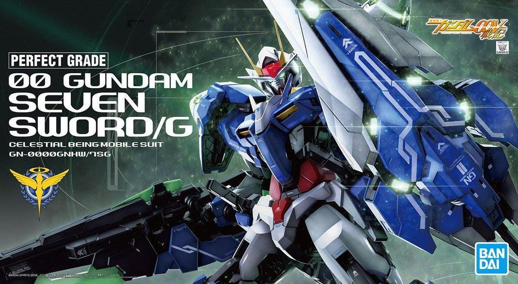 Bandai PG 1/60 00 Gundam Seven Sword/G