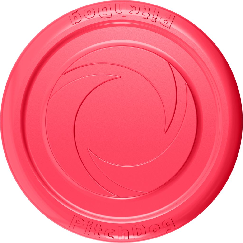 Frisbee für Hunde, Hundespielzeug, Gummi, Soft-Disc, interaktive Outdoor-Spielzeug, Hundeerziehung, Flying Disc, Soft, 24 cm, Rosa